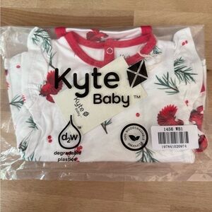 Kyte Baby Winterberry 0-3 Month Long Sleeve Twirl Bodysuit Dress
